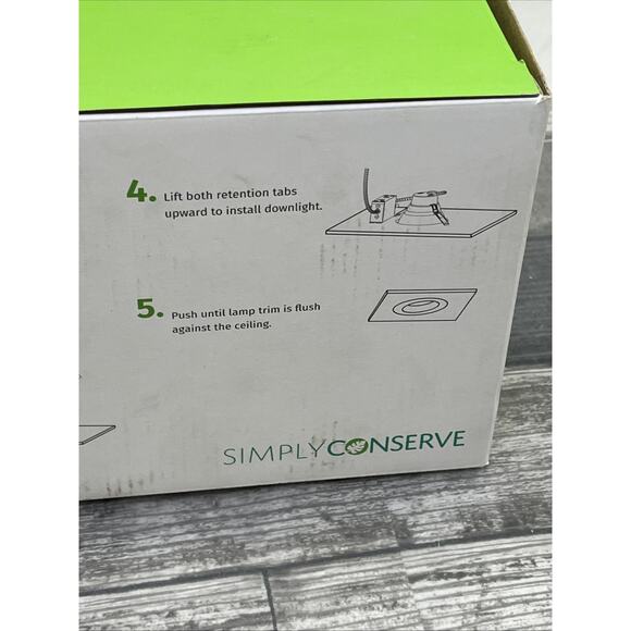 Simply Conserve 1-Light 8” LED Commercial Down Light, Adjustable. {C5}. - Picture 11 of 16